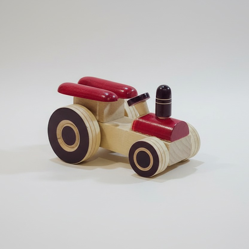 Channapatna Wooden Toy Tractor
