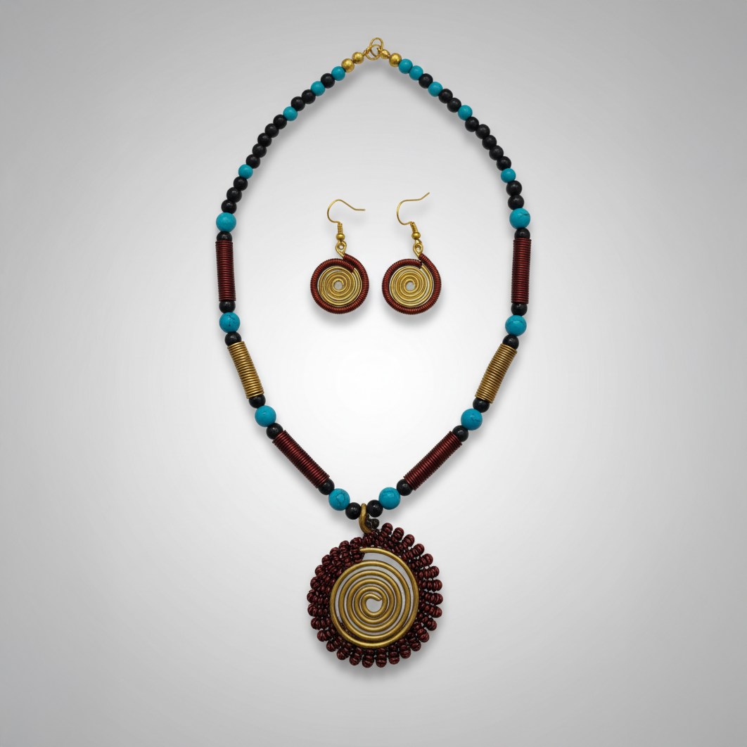 Handmade Beaded Necklace Set