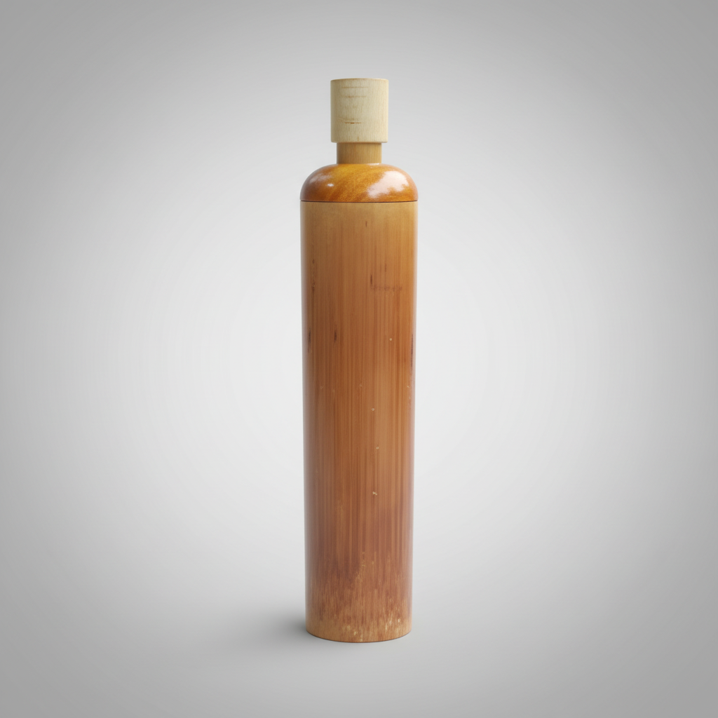 Handcrafted Bamboo Water Bottle