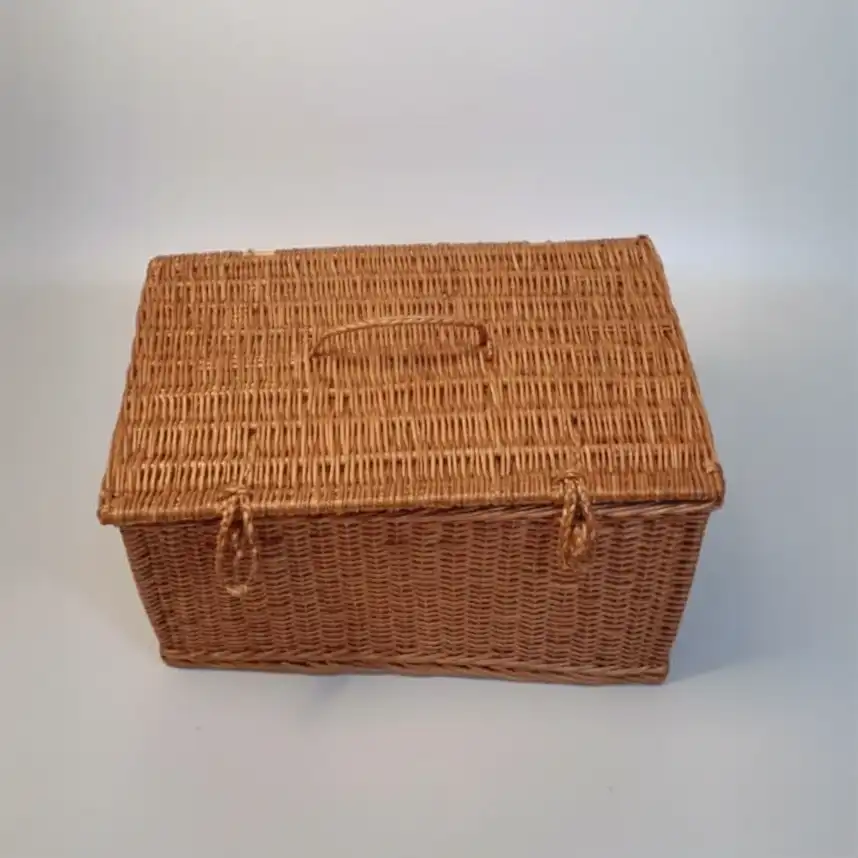 Large Bamboo Storage Trunk