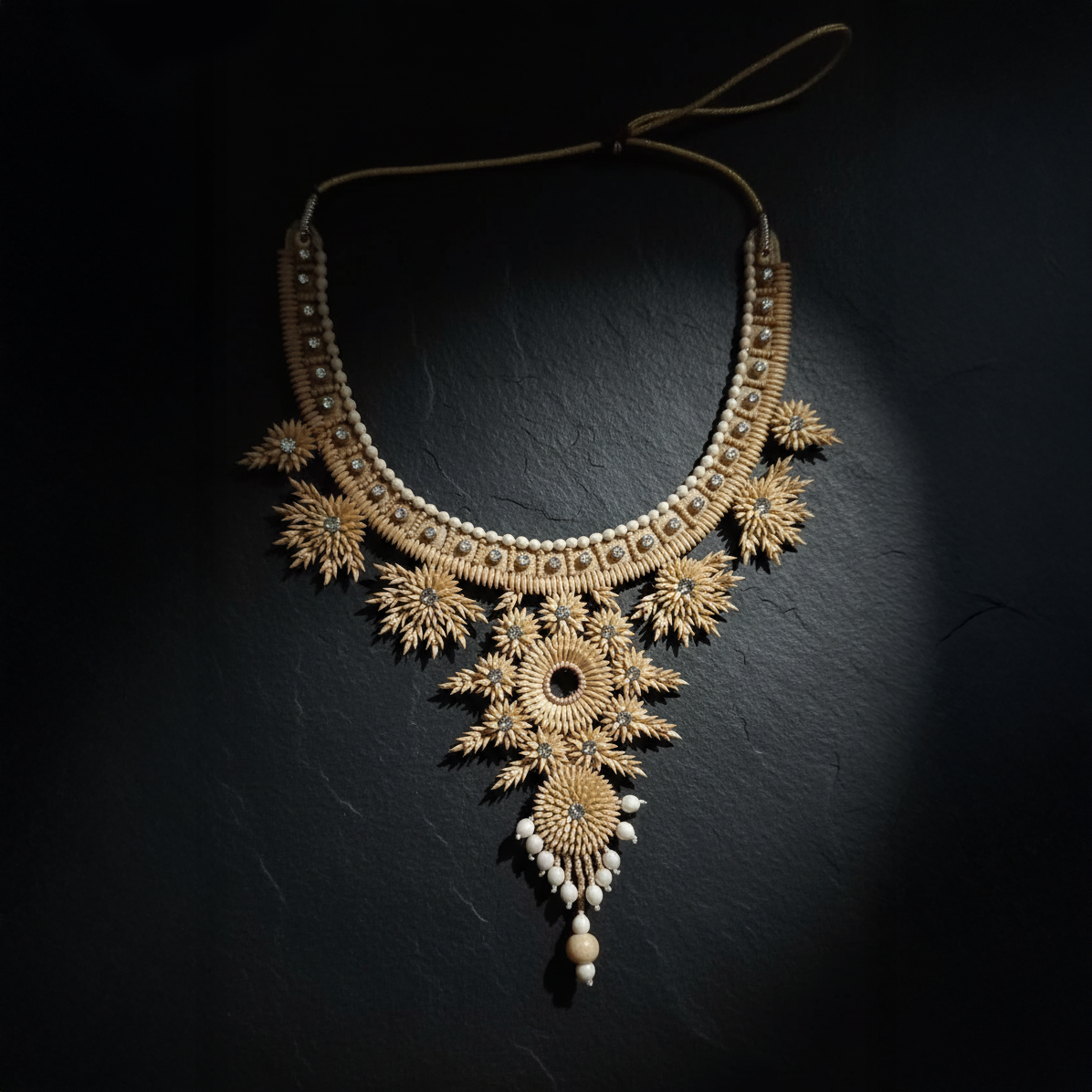 Royal Paddy Floral Necklace
