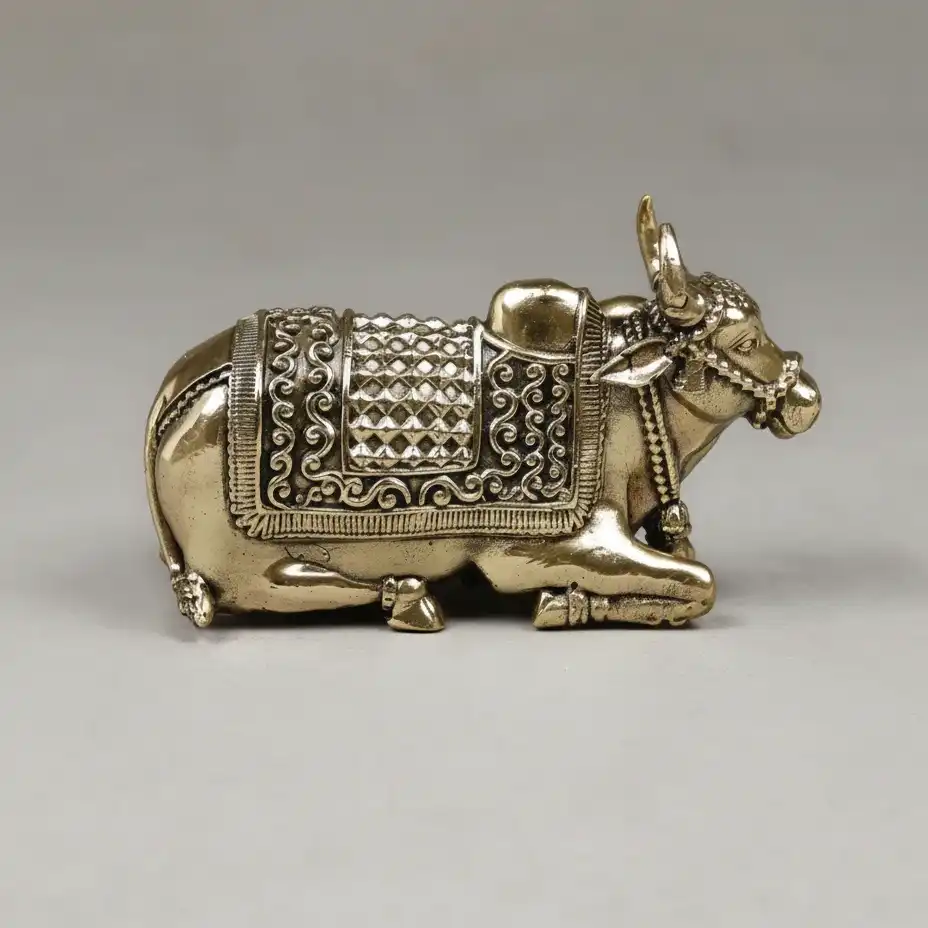 Brass Nandi Bull Idol