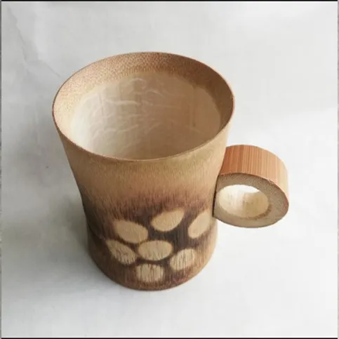 Handcrafted Bamboo Coffee Mug