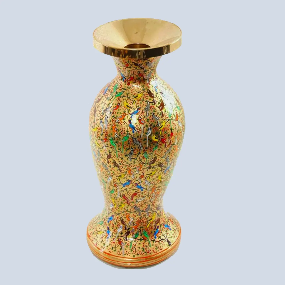Golden Flower Vase