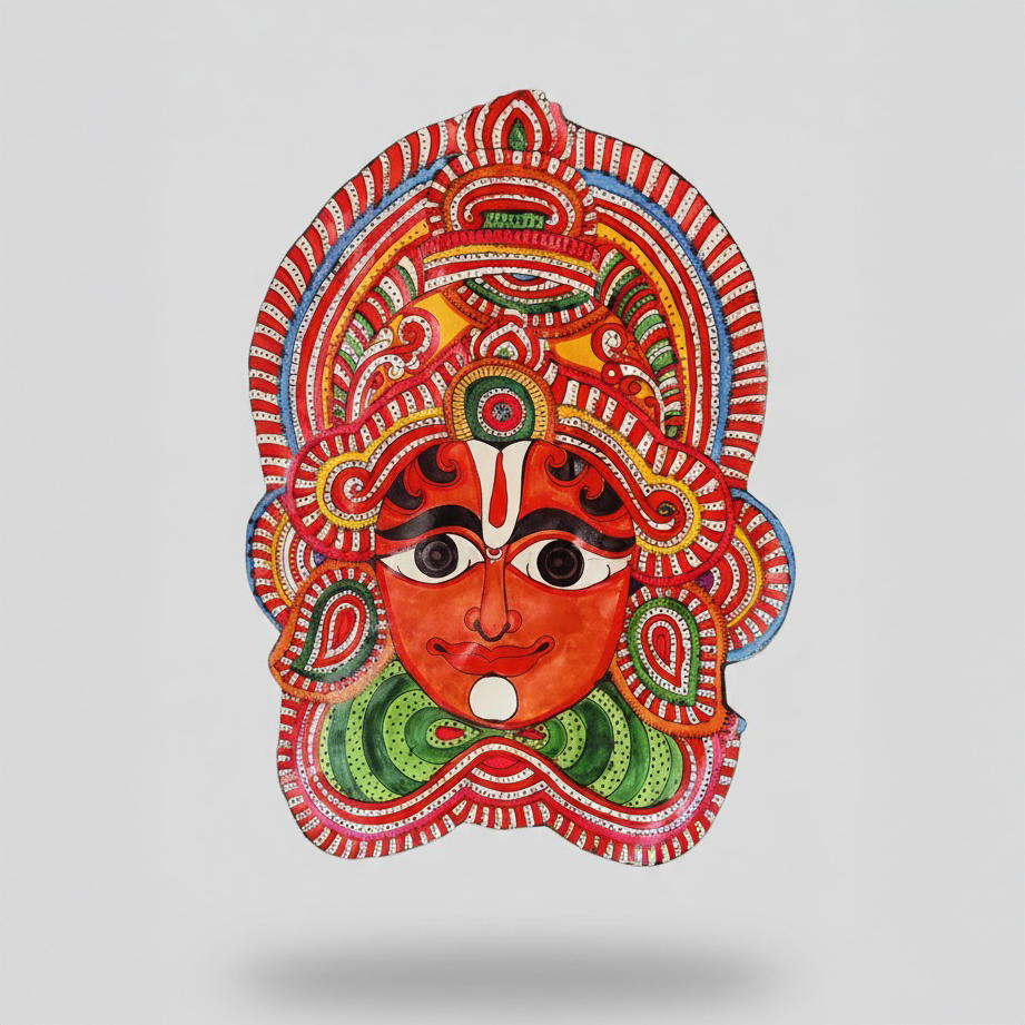 Leather Mask – Narasimha Avatar (Wall Décor)