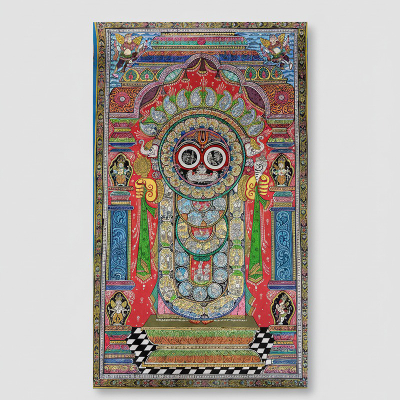 Lord Jagannath Pattachitra Painting